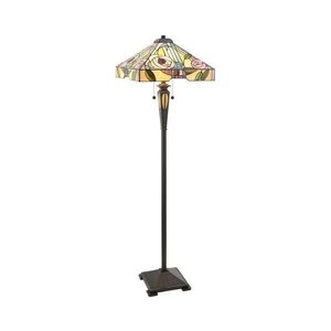 Endon 64383 - Stojacia lampa Tiffany WILLIOW 2xE27/60W/230V pr. 42, 5 cm 64383 vyobraziť