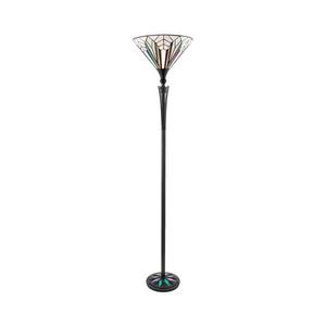 Endon 63933 - Stojacia lampa Tiffany ASTORIA 1xE27/60W/230V, priemer 40 cm 63933 vyobraziť
