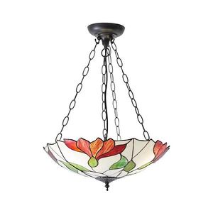 Endon 70946 - Luster na retiazke Tiffany BOTANICA 3xE27/60W/230V priemer 45 cm 70946 vyobraziť