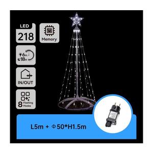 B.V. - LED Zunanja božična dekoracija LED/3, 6W/230V 150 cm IP44 hladno-bela B10303KW2 vyobraziť