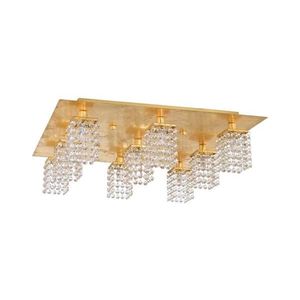 Eglo 97722 - LED Krištáľový prisadený luster PYTON GOLD 9xG9/3W/230V 97722 vyobraziť