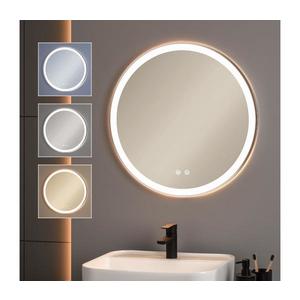 Brilagi-LED stmievateľné vyhrievané zrkadlo s podsvietením ALU PRO LED/18W/230V pr. 60 cm IP44 matný chróm FG-GM1110-18W-SIL vyobraziť