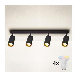 Brilagi - LED stmievateľné bodové svietidlo SELE 4xGU10/6, 5W/230V čierna/zlatá BG0632+2xAI2296 vyobraziť