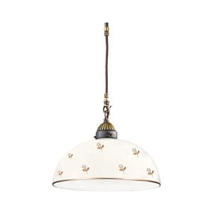 Kolarz 731.30.171 - Prívesný luster s lankom NONNA 1xE27/75W/230V, priemer 30 cm, kvetinový, ružové zlato 731.30.171 vyobraziť