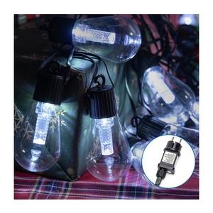 B.V. - LED vonkajší dekoratívny svetelný reťazec 20xLED/13m IP44 studená biela B103031R7 vyobraziť