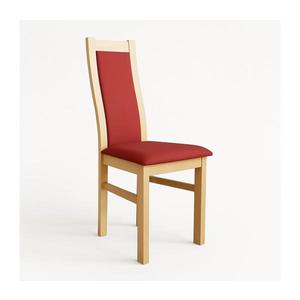 Femix Jedálenská stolička ZOE dub/červená 8590828090335 vyobraziť