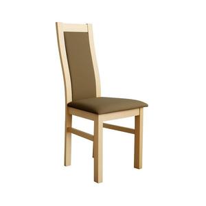 Femix Jedálenská stolička ZOE dub/tmavohnedá 8590828090359 vyobraziť