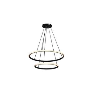 Stmievateľný LED luster s lankovým zavesením LED/55W/230V 3000-6500K priemer 60 cm + diaľkové ovládanie TB2301/B vyobraziť