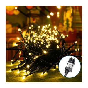 B.V. - Vonkajší LED vianočný reťazec 600 LED/8 funkcií 18 m IP44 teplá biela B103031OD vyobraziť