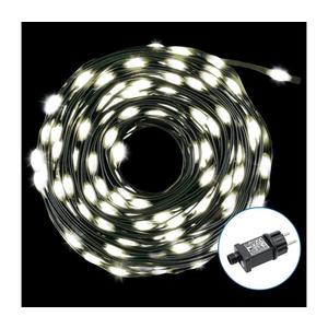 B.V. - LED vonkajší vianočný reťazec 300xLED/8 funkcií 33m IP44 studená biela B103031RY vyobraziť