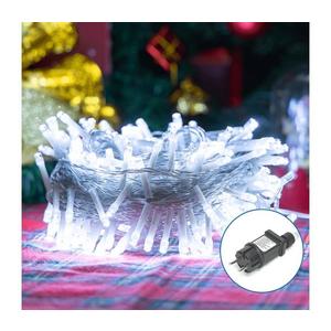 B.V. - LED vonkajší vianočný svetelný reťazec 200xLED/8 funkcií 23m IP44 studená biela B103031OQ vyobraziť