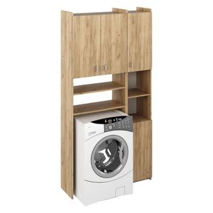 Skrinka nad práčku MIRALI, dub artisan vyobraziť