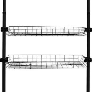 Wenko Set 2 drôtených košov Herkules, čierna vyobraziť