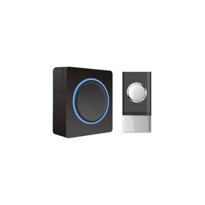 1L20B Bezdrátový zvonek do zásuvky, 120m, černý vyobraziť