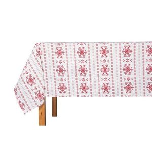 Vianočný obrus Red Snowflakes, 130 x 180 cm vyobraziť