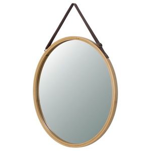 Nástenné zrkadlo B053 NAT, bambus vyobraziť