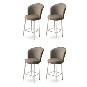 Súprava barových stoličiek Fora Cappuccino a Chrome, 4 ks, 4 ks vyobraziť