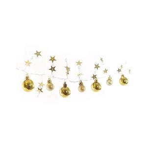 DCGW11 20 LED girlanda zlaté gule s hviezdami 1, 9 cm 2x AA vnútorná teplá biela vyobraziť