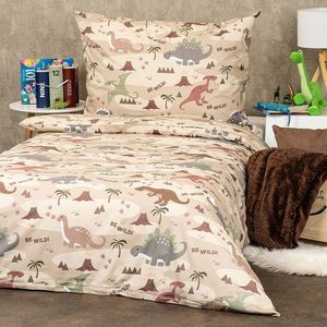 4Home Detské bavlnené obliečky Dino world, 140 x 200 cm, 70 x 90 cm, 140 x 200 cm, 70 x 90 cm vyobraziť