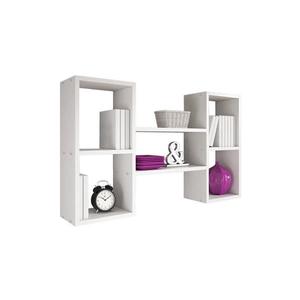 MIRJAN 24 Nástenná polica TRIO 60x102 cm biela vyobraziť