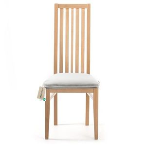 Restilo Napínací potah na sedák na židli Sento strieborná, 40 x 40 + 5 cm vyobraziť