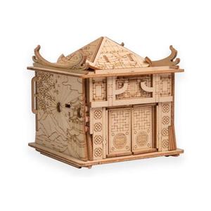 EscapeWelt Dřevěný hlavolam Dračí dům vyobraziť