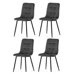 Sada jedálenských stoličiek CT-281 GREY4, 4 ks vyobraziť