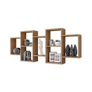 MIRJAN 24 Nástenná polica TRIO 65x161 cm dub wotan vyobraziť