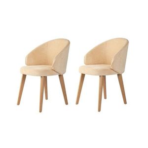 Súprava jedálenských stoličiek Bentley Beige and Light Oak, 2 ks vyobraziť