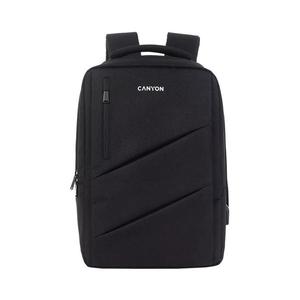 Canyon BPE-5, batoh pre 15, 6´´ notebook, 22l, vodeodolný, 7 vreciek, USB-A nabíjací port, čierny CNS-BPE5B1 vyobraziť