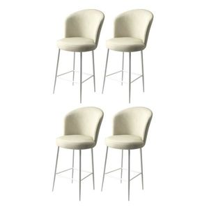 Súprava barových stoličiek Fora Cream and White, 4 ks, 4 ks vyobraziť