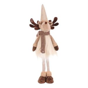 Vianočná dekorácia Sob stojaci, v. 51 cm, béžová/hnedá vyobraziť