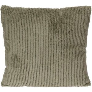 Vankúšik Stripy, sivozelená, 45 x 45 cm vyobraziť