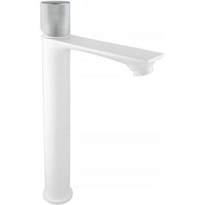 MEXEN/S - Royo One umývadlová batéria vysoká, biela / chróm 72211-22 vyobraziť