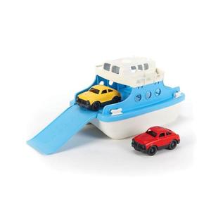 Green Toys Trajekt modro-biely s autíčkami vyobraziť