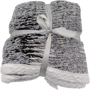 Jahu Baránková deka Mramor čierna, 150 x 200 cm vyobraziť