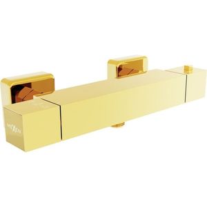 MEXEN - Cube termostatická sprchová batéria gold 77200-50 vyobraziť