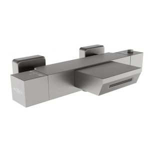 MEXEN - Termostatická vaňová batéria Cube, grafit 77360-66 vyobraziť