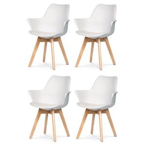 Sada jedálenských stoličiek CT-771 WT, 4 ks vyobraziť