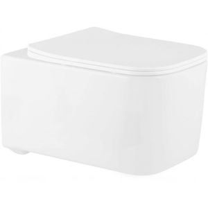 MEXEN/S - Elis Závesná WC misa vrátane sedátka s slow-slim, duroplast, biela 30910600 vyobraziť