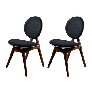 Súprava jedálenských stoličiek Touch Anthracite and Walnut, 2 ks vyobraziť