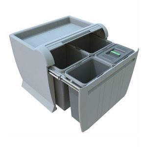 Elletipi Vstavaný odpadkový kôš CITY - výsuvný, 12 + 12 + 8 + 8 l vyobraziť
