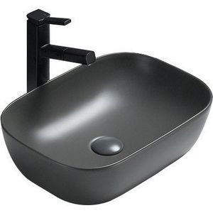 MEXEN - Rita umývadlo na dosku 45x32 cm tmavo šedá rohož 21084571 vyobraziť