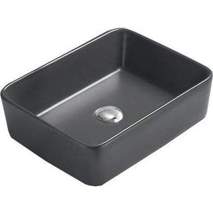 MEXEN - CATIA umývadlo na dosku 48x37 cm tmavo šedá rohož 21314871 vyobraziť