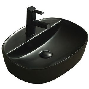 MEXEN - Iris umývadlo na dosku 50x38 cm čierna matná 21995085 vyobraziť