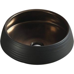 MEXEN - Ariana umývadlo na dosku 43x43 cm čierna / zlatá 22054366 vyobraziť