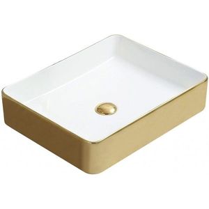 MEXEN - Estela umývadlo na dosku 50x40 cm biela / zlatá 22105053 vyobraziť