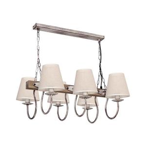 Luster na reťazi CARIN 6xE14/60W/230V svetlá 8699 vyobraziť