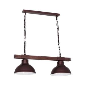 Luster na reťazi Hakone 2xE27/60W/230V tmavá 9053 vyobraziť