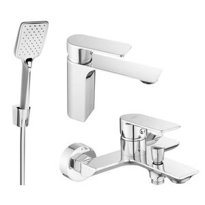 MEXEN/S - Alexa R62 vaňová batéria so sprchou set, chróm - 7123R62-00 71203R62-00 vyobraziť